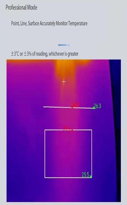 KCH-P2 Ultra-Small Mini Professional Thermal Imaging Infrared Camera Imager for Smartphones Android USB-C Type C Resolution 256X192,Frame Rate 25Hz