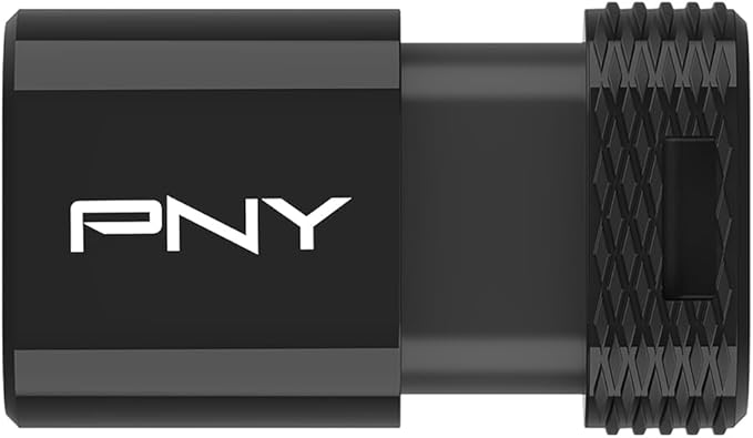 PNY Elite-X Fit Type-C 256GB USB 3.2 Flash Drive – Up to 200MB/s Read, Up to 100MB/s Write, Advanced Performance, Convenient Portable Data Storage, Ultra Compact Fit Design, Type-C Connector