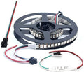 WS2812B LED Strip Lights 3.2ft 1M WS2812B 144LEDs Programmable Individual Addressable WS2811 Built-in 5050 RGB LED Strip IP30 Non-Waterproof DC5V with Mini Controller