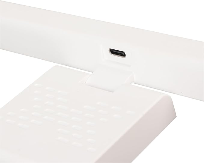 Dpofirs Computer Monitor Light Bar, Anti Glare Eye Caring LED Computer Monitor Lamp, Easy Installation, Support Infinite Dimming, Touch Control, USB Charging (White)