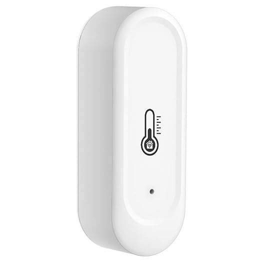 Smart Temperature Sensor Humidity Detector Hygrometer Thermometer 2.4GHz WiFi IP65 Waterproof Work with Phone Tuya APP - No Hub Required