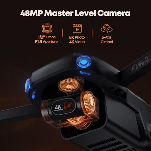 Bwine F7MINI 4K(RC3) Drones with Camera for Adults & 65W GaN USB C Charger