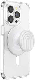 PopSockets Phone Grip for MagSafe, Magnetic Holder, Phone Stand, Boho - Coconute Creme