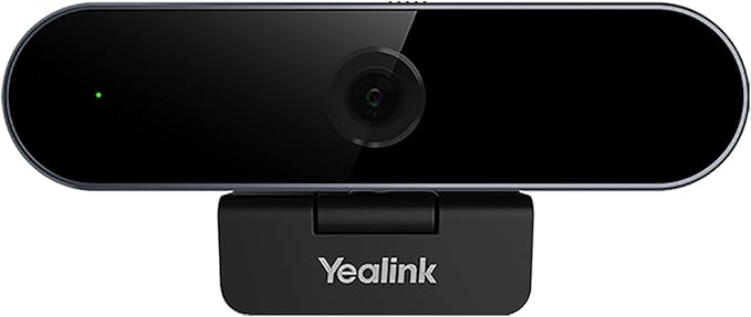 Yealink UVC20 Webcam 1080P Full HD Camera with Microphone Conference Room Camera System with Teams Zoom and Skype for Business Certified Ultra HD Audio and Video with Smart Light Lens Cap for Meeting