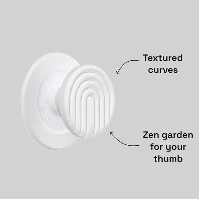 PopSockets Phone Grip for MagSafe, Magnetic Holder, Phone Stand, Boho - Coconute Creme