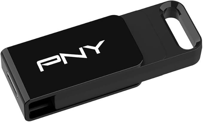 PNY Elite Type-C 256GB USB 3.2 Flash Drive – Up to 120MB/s Read, Up to 10x Faster Write Than USB 2.0, Reliable Design, Durable & Portable for Everyday Store & Share, Type-C Connector