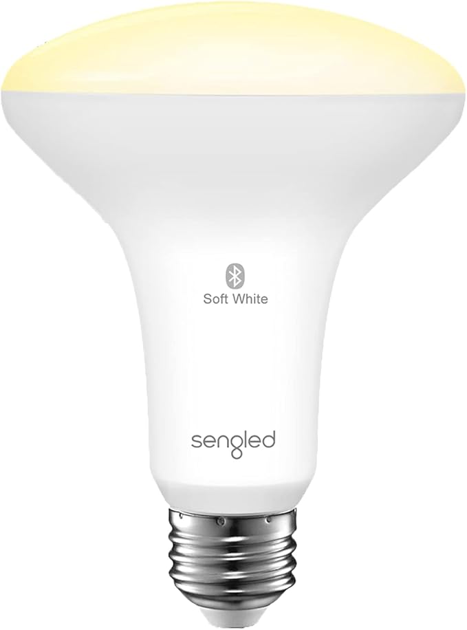 Sengled Light Bulb, BR30, S1 Smart Flood Light Bulb that Work with Alexa, Dimmable Led Lights, E26, Warm Light Bulbs, 65W Equivalent, No Hub Required, Soft White (2700k), 1-Pack