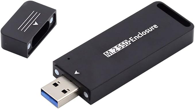 chenyang M.2 to USB 3.1 Adapter,NVME M-Key M.2 NGFF SATA SSD to USB 3.0 Type A Converter Adapter RTL9210B Chipset 2230 2242