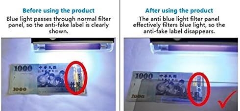 VizoBlueX 55 inch Blue Light and Damage TV Screen Protector. Protection Shield & Anti-Blue Light Filter Blocking UV for LCD LED 4K OLED QLED (48.4 x 28.5 inch)