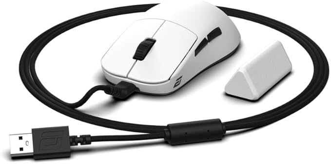 ENDGAME GEAR OP1w 4k v2 Wireless Gaming Mouse White – 30K DPI Optical Sensor, 4000Hz Polling, Hot-Swappable Switches & Claw-Grip Design