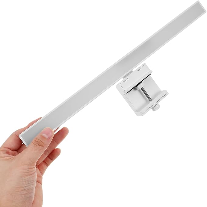 COHEALI Dimmable Eye Caring LED Monitor Light for Office and Home Use Adjustable Screen Hanging Light Bar for Reading and Gaming Modern Eye Protection Desk Lamp