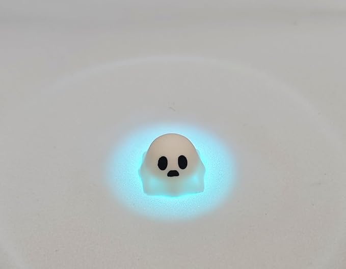 Ghost Artisan Handmade Premium Cute Resin Keycap for Custom Cherry MX Gaming Mechanical Keyboard, 1U ESC Escape DIY Personalised Halloween Key