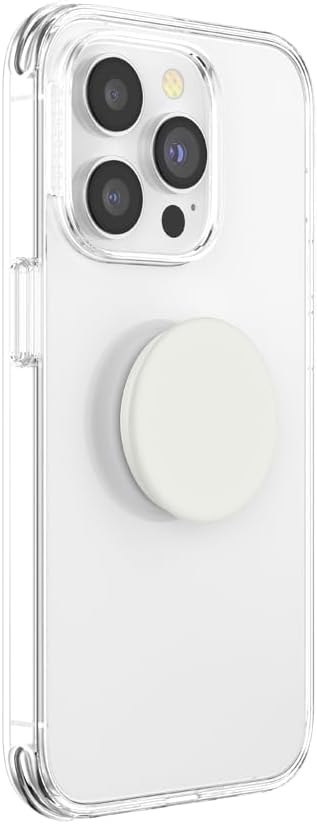 PopSockets Adhesive Phone Grip, Holder, Phone Stand, White - Creme Fresh