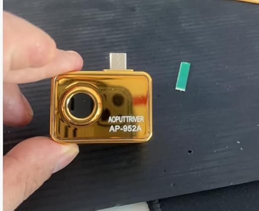 Mini Thermal Imaging Camera,256x192 Thermal Camera for Android,3.2mm Lens Small Thermal Imager for Smartphone -4°F~1022°F TEM Range Measure Home Inspection,Automotive