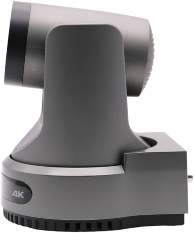 PTZOptics Move 4K 30x Auto-Tracking PTZ Camera with Built-in Tally Light, 3D Noise Reduction, and Advanced White Balance Modes (Gray)