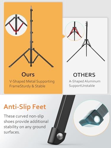 AOCHUAN XE AI Version&AOCHUAN 1.7M Complete Camera Tripod Gimbal Stabilizer for Smartphone,NO APP AI Tracking, Gesture Control, Inception Gimbal with TikTok YouTube,3-Axis Foldable Gimbal stabilizer