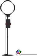 JOBY Beamo Studio Deluxe Lighting Kit, USB Studio Light for Video, Kit for Content Creator, Soft Key Light with Remote, Background Light with 12 Colors, GorillaPod Flexible Arm with Phone Mount