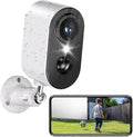 LIWAN Security Cameras Wireless Outdoor Indoor, 2.4GHZ WiFi Security Camera for Home Security, 2K HD Battery Powered, Color Night Vision, Motion Detection, 2-Way Talk