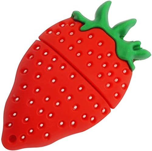 4 x 32GB Fruits USB Flash Drive Cute Banana Thumb Drive Pineapple Pendrive Strawberry Photo Stick Carrot Computer Memory Stick USB 2.0 Creative Backup Drive