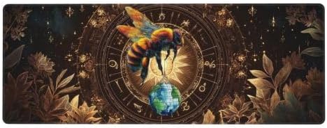 Bee Mouse Pad Extended Large Gaming Mouse Pad XL Stitched Edges for Gamer Home Office 31.5 X 11.8 Inch