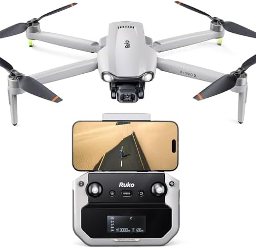 Ruko F11PRO 2 and 1 Spare Battery, Drone for Adults with Camera