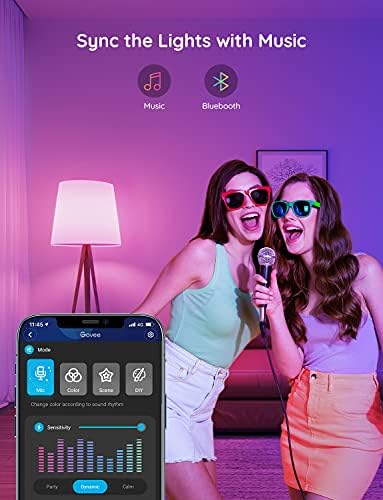 Govee 4 Pack Smart Light Bulbs, WiFi Bluetooth Color Changing with Smart Plug, Compatible with Alexa & Google Assistant, Multicolor LED, 60W Equivalent, 4 Count, E26 Base