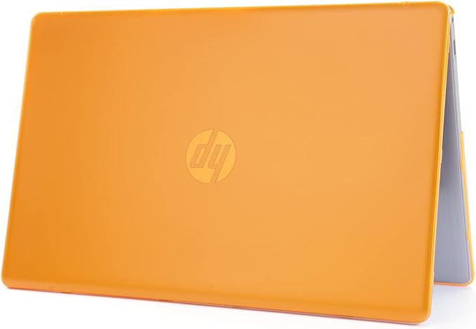 mCover Case Compatible ONLY for 2021-2023 17.3" HP Laptop 17-CNxxxx Series (No DVD Drive) Windows Laptop Computer - Orange