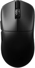 V6 Gaming Mouse, Ultra-Lightweight 40g, No Hole, Symmetrical Shape, Pixart PAW 3950 Chip, Web Based Driver, for Claw and Palm Gamers, 8K Dongle Included (Kailh Switch, Black)