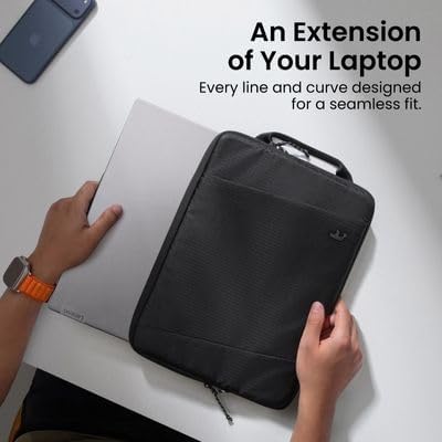 tomtoc Slim & 360° Protective Laptop Sleeve for 14-inch HP Lenovo Dell Acer ASUS Samsung Laptop Chromebook, Water-Resistant Case with CornerArmor, Fits 13.5-14.4 Inch Surface Laptop Studio/6/5/4/3