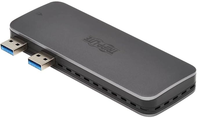 Tripp Lite PlayStation 5 SSD Enclosure, USB 3.2 Gen 2 Up to 10 Gigabytes Per Second, SSD Not Included - Multi-Size M.2, PCIe, and NVMe - Sturdy Aluminum Housing, 1-Year Warranty (U357-1M2-NVMEG2)