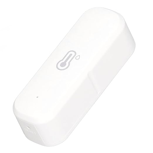 Battery-Powered Temperature and Humidity Sensor with APP Control, Notification Alarm, and Changing Curve, Wide Range Monitoring