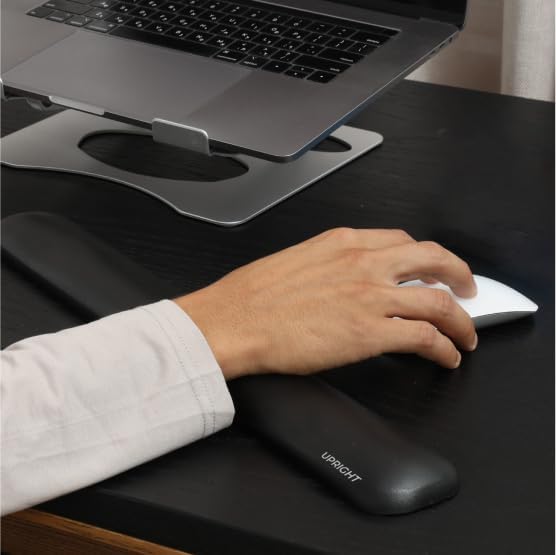 Upright GO Ergonomic Wrist Rest | Gel Memory Foam & Non-Slip for Keyboard