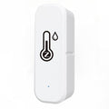 ZigBee Indoor Temperature and Humidity Sensor,Compatible with Alexa and Google Home,for Home,Baby Rooms,Greenhouses Accessories,Garages 1Pack(No Include Battery)