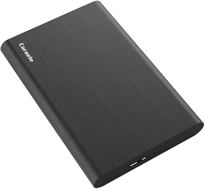 1TB Ultra Slim Portable External Hard Drive USB3.0 HDD Storage Compatible for PC, Desktop, Laptop, MacBook, Chromebook, Xbox One, Xbox 360, PS4 (Black)