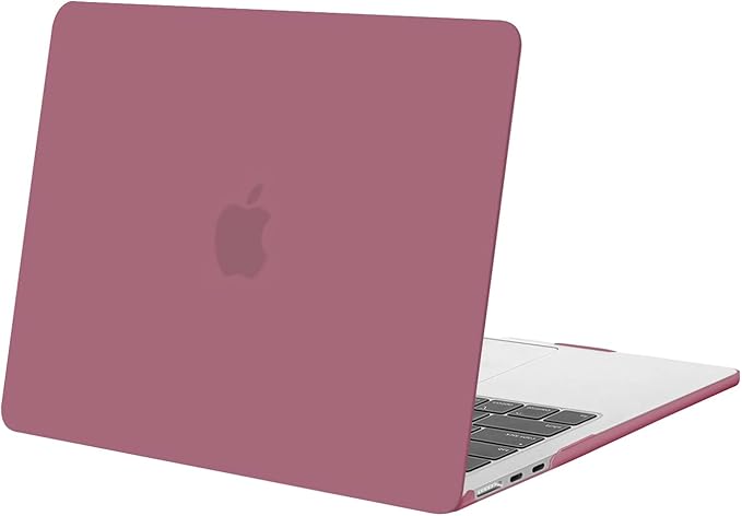 MOSISO Compatible with MacBook Air 13 inch Case M5 2026 M4 2025 M3 M2 2024-2022 A3449 A3240 A3113 A2681, Scratches-Resistant Protective Hard Shell for MacBook Air 13.6 inch Case, Dusty Rose
