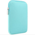 7-8 Inch Tablet Carrying Sleeve Bag, HannyBoo Protective Neoprene Zipper Case Cover for New iPad Mini 5th Generation 7.9" 2019, iPad Mini 5 4 3 2 1, Galaxy Tab A 8.0 2018, NeuTab 7" - Light Blue