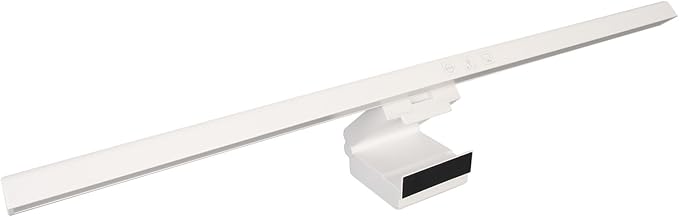 Dpofirs Computer Monitor Light Bar, Anti Glare Eye Caring LED Computer Monitor Lamp, Easy Installation, Support Infinite Dimming, Touch Control, USB Charging (White)
