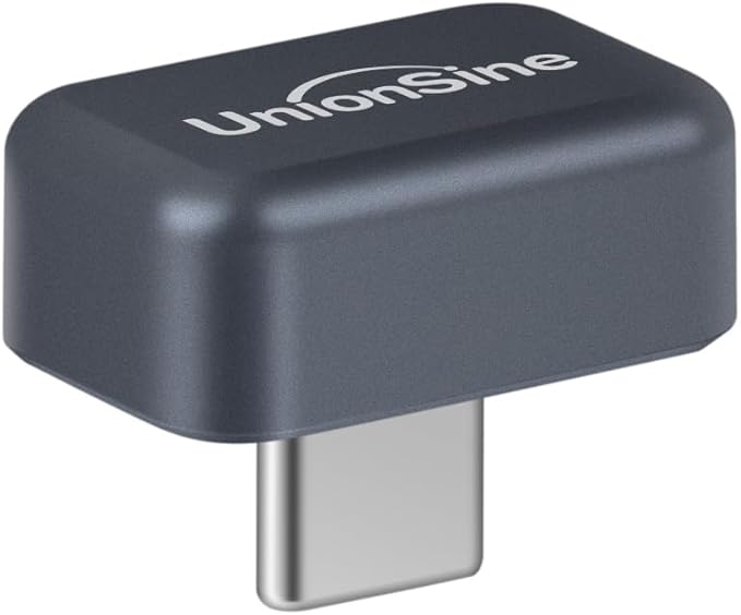 UnionSine USB C External SSD 128GB, USB3.2 Solid State Flash Drive Up to 450MB/s, Mini Type-C USB Drive SSD-Stick for iPhone 15/16/17 Series, Android Phone, Laptop, Tablet, TV, Car Audio