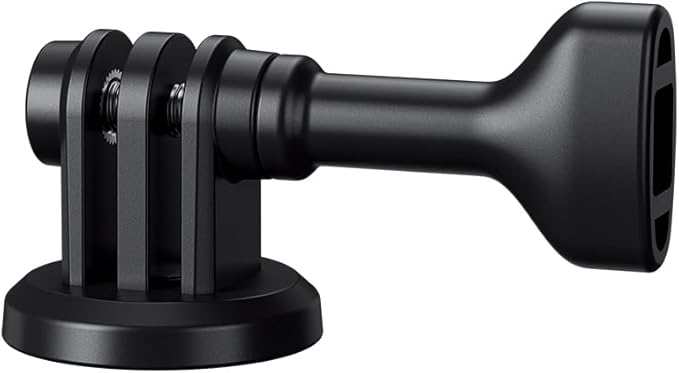 JJC Stylish 1/4 Tripod Mount Adapter for GoPro Go Pro Hero 13 12 11 10 9 8 7 6 5, DJI Osmo Action 4 3, AKASO, Insta360 Ace Pro and Other Action Cameras on Standard 1/4"-20 Tripod Selfie Stick Monopod