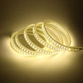 15M Led Strip Lights for Outdoor Waterproof LED Rope Lights 49.2ft White 4000K AC 110V ~120V Connectable Led Flexible Light for Indoor Kitchen Cabinet Closet White Lighting
