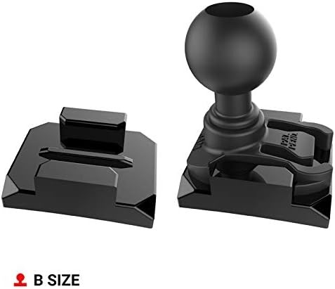 RAM MOUNTS B Size 1" Ball Adapter for GoPro Mounting Bases, Action Camera Adapter RAP-B-202U-GOP2