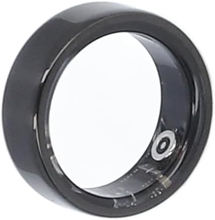 FOSA Smart Ring, Smart Health Ring Health Tracker, Sleep Monitoring Step Counting IP68 Waterproof Smart Ring Fitness Tracker with APP for Men and Women Black
