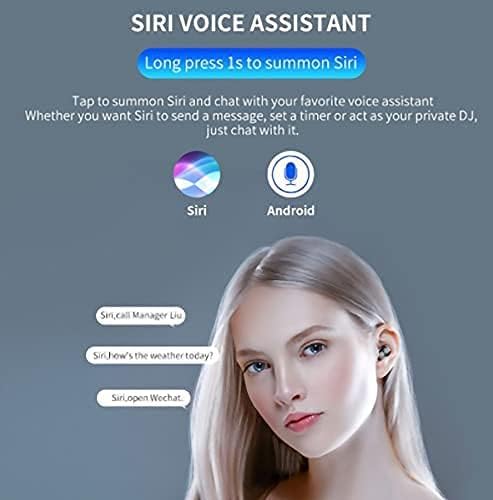 Bluetooth Wireless Headphones,TWS F9 with Noise canceling Earbuds with Mic HiFi Stereo Waterproof Sports Headset for Cell Phones and pc Sound and with 50 hrs Playtime