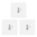 THIRDREALITY Zigbee Temperature and Humidity Sensor Lite 3Pack,Smart Thermometer and Hygrometer, Compatible with Echo Devices with Zigbee Hub Built-in,Home Assistant, SmartThings, Homey,Hubitat