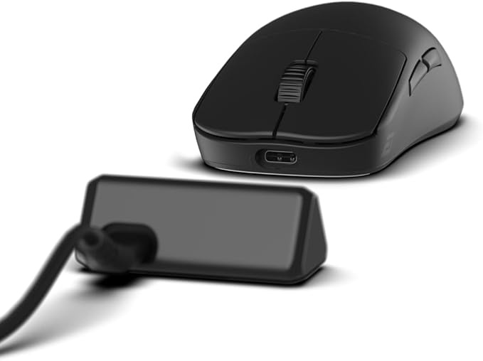 ENDGAME GEAR OP1w 4k v2 Wireless Gaming Mouse Black – 30K DPI Optical Sensor, 4000Hz Polling, Hot-Swappable Switches & Claw-Grip Design