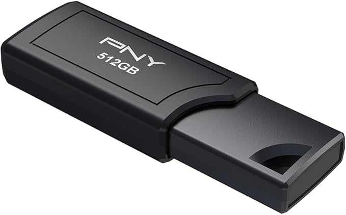 PNY PRO Elite V3 512GB USB 3.2 Gen 2 Flash Drive – Up to 1000MB/s Read, Up to 800MB/s Write, Extreme Performance for Professional Data Storage and Transfers, Premium Metal Design, Type-A Connector