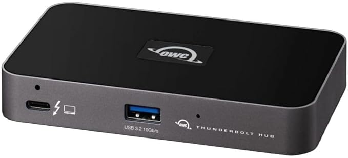 OWC Thunderbolt HUB with 4 X Thunderbolt 4 and 1 X USB-A