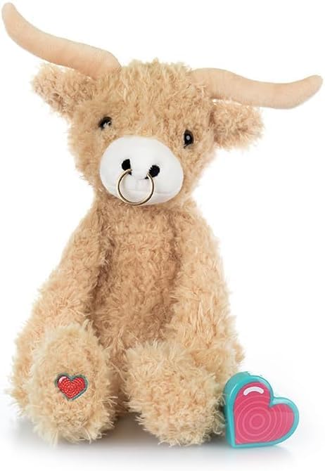MBHB Digital Voice Recorder Animal w/20 Second Recorder, Dictaphone to Capture Baby's Heartbeat During Pregnancy + Ultrasound, Not a Medical Device, Longhorn Bull
