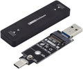 xiwai Type-C USB3.0 to Combo NVME M-Key M.2 NGFF SATA SSD PCBA Case 2230/2242mm Adapter RTL9210B Chipset