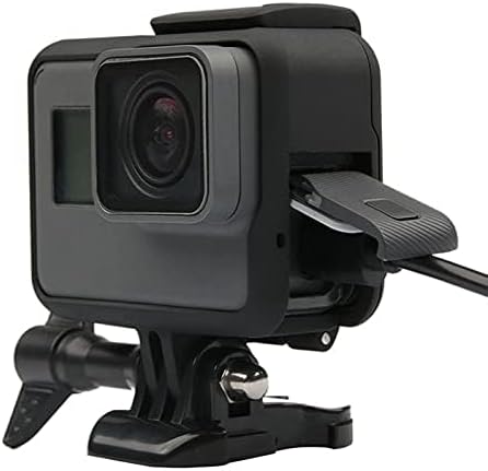 Action Camera Mount The Frame Hero Housing (hero7black/hero6 Black/hero5 Black/hero7 Silver/hero7 White/Hero(2018)) Microphone Case Compatible with Gopro Hero Case Mount mounting